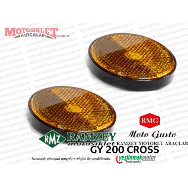 Ramzey, RMG Moto Gusto GY200 Cross Yan Reflektör Takım