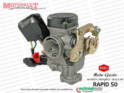 RMG Moto Gusto Rapid 50 Karbüratör Komple