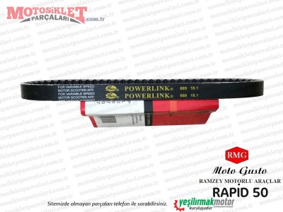 RMG Moto Gusto Rapid 50 Triger Kayışı Powerlink