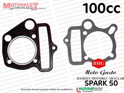 RMG Moto Gusto Spark 50 Silindir Alt-Üst Conta Takımı (100cc)