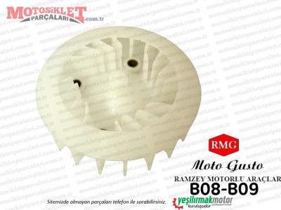 RMG Moto Gusto B08-B09 Scooter Motor Soğutma Fanı