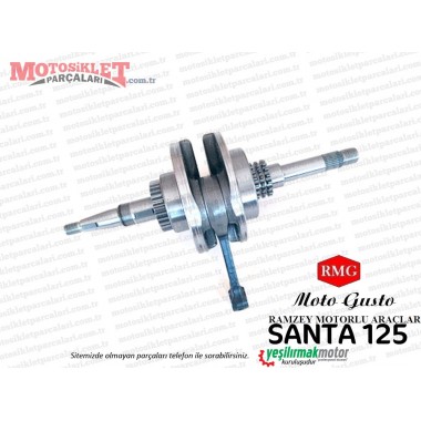 RMG Moto Gusto Santa 125 Krank