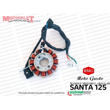 RMG Moto Gusto Santa 125 Stator, Sargı