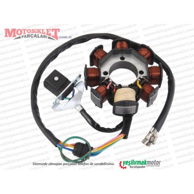 Arora AR 150T-15 Patlakgöz Scooter Stator, Sargı