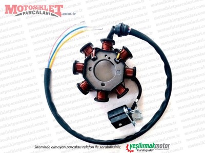 ATV Stator - 3 FİŞ - 8 SARIM