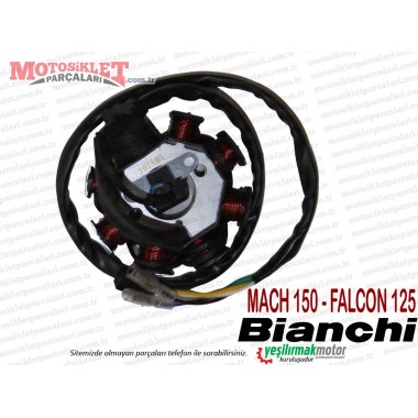 Bianchi Mach 150, Falcon 125 Stator, Sargı