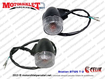 Çelik Boatian BT 125 T-2 Ön Sağ-Sol Sinyal Takımı