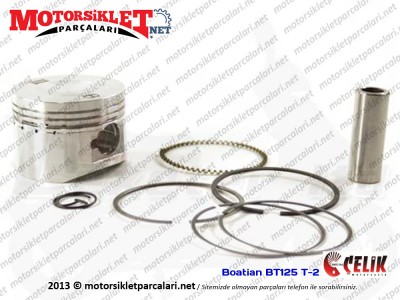 Çelik Boatian BT 125 T-2 Piston Sekman Takımı