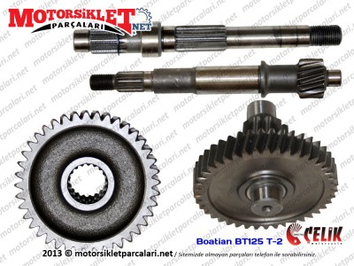 Çelik Boatian BT 125 T-2 Şanzıman Grubu 