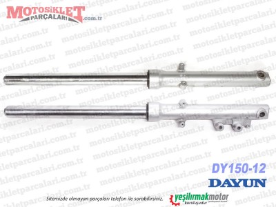 Dayun DY150-12 Chopper Ön Amortisör Takımı (NOT: BORU ÇAPI 33 MM )