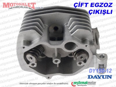 Dayun DY150-12 Chopper Silindir Üst Kapağı Komple - Dolu