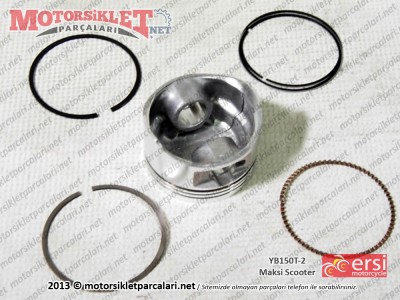 Ersi Motor Maxi Scooter YB150 T-2 Piston Sekman Takımı