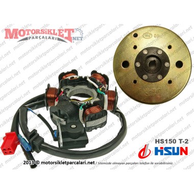 Hsun (Hisun) HS150 T-2 Manyeto, Alternatör - Komple