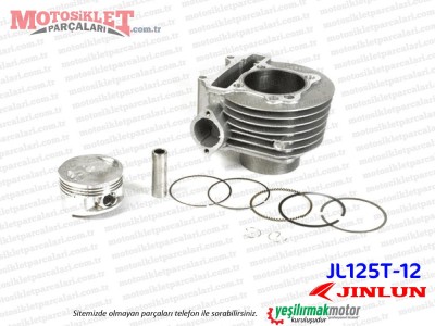 Jinlun JL 125T-12 Scooter Silindir Piston Segman Seti