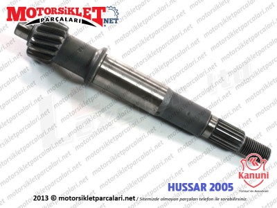 Kanuni Hussar 125 (2005) Varyatör Mili Arka, Şanzıman Çıkış Mili