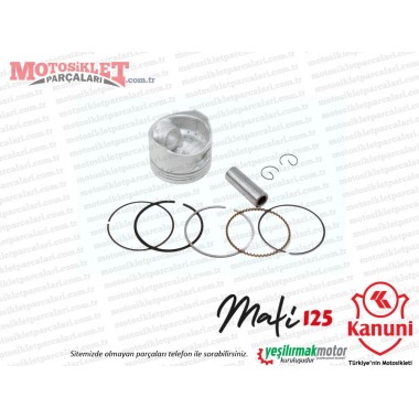 Kanuni Mati 125 Piston Segman Seti - MUADİL