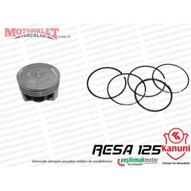 Kanuni Resa 125 Piston Segman Seti