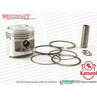 Kanuni Seyhan 125 C Piston Segman Seti