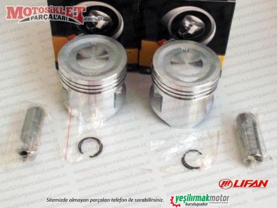 Lifan LF250-4 Chopper Piston Sekman Takımı (Çift) STD