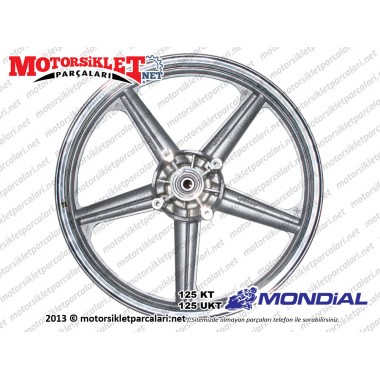 Mondial 125 KT, 125 UKT Ön Çelik Jant (1.85x18")