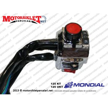 Mondial 125 KT, 125 UKT Sağ Kumanda Paneli