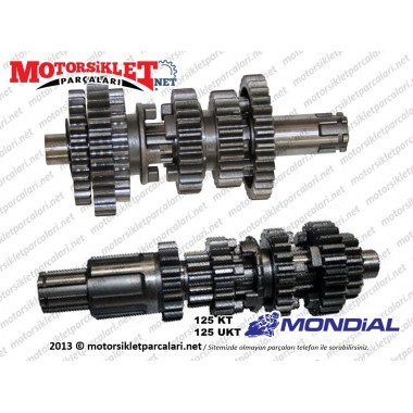 Mondial 125 KT, 125 UKT Şanzıman Grubu - Komple