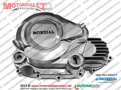 Mondial 125 MH Drift Şanzıman, Krank Kutusu Sağ Kapak muadil gri