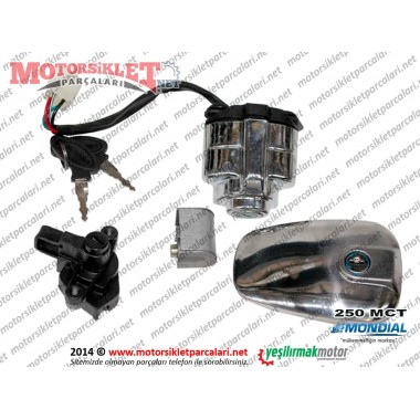 Mondial 250 MCT Chopper Kontak, Kilit Seti