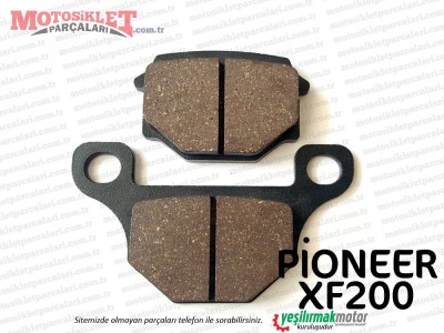 Pioneer XF200 Chopper Ön Fren Balatası Tip 2