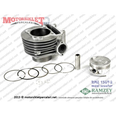 Ramzey RMZ 150T-2 Maxi Scooter Silindir Piston ve Sekman Seti