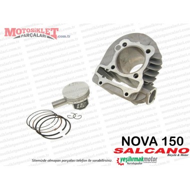 Salcano Nova 150 Scooter Silindir Piston Segman Seti