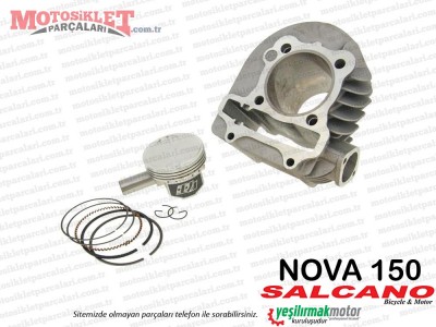 Salcano Nova 150 Scooter Silindir Piston Segman Seti