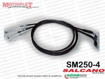 Salcano SM250-4 Chopper Gaz Teli Çiftli Takım