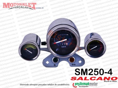 Salcano SM250-4 Chopper Gösterge, Kilometre Saati Komple