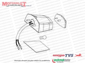 TVS Wego 110 Scooter Arka Plaka Lambası