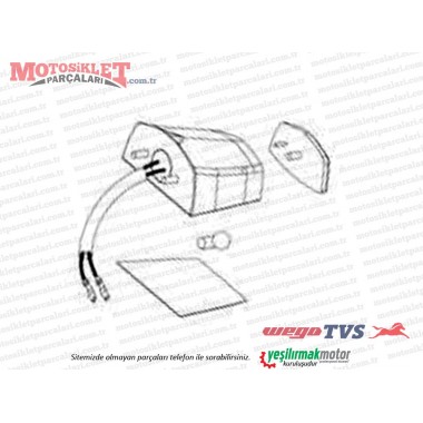 TVS Wego 110 Scooter Arka Plaka Lambası