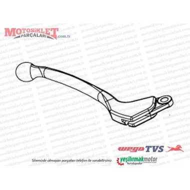 TVS Wego 110 Scooter Ön Fren Kolu - Kampana Tip