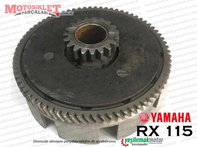 Yamaha RX 115 Debriyaj Tası ve Dişlisi Komple