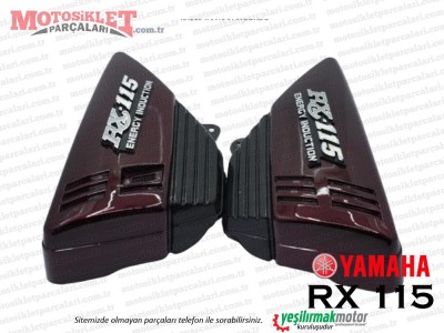 Yamaha RX 115 Yan Kapak Takım Bordo