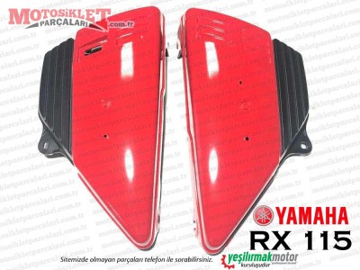 Yamaha RX 115 Yan Kapak Takım Kırmızı